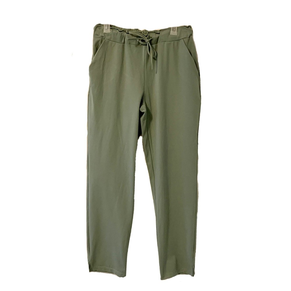 Joie Pants Ankle Length Green Tie Waist Lounge Pants Joggers - Womens M